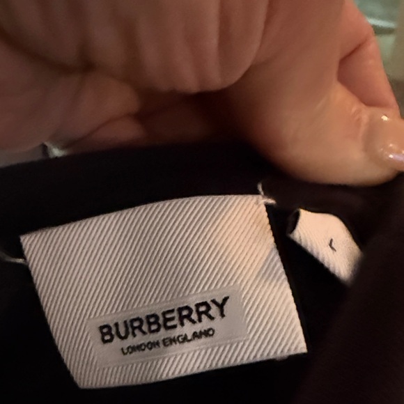 Burberry Black Long Sleeve Tee - Picture 2 of 4
